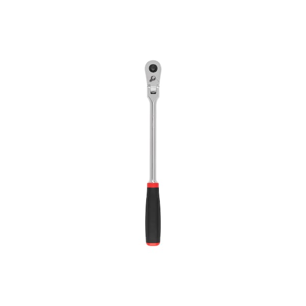 3/8 Inch Drive x 12 Inch Flex Head Quick-Release Comfort Grip Long Ratchet